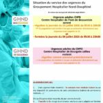 Lire la suite à propos de l’article Situation du service des urgences du Groupement Hospitalier Nord Dauphiné